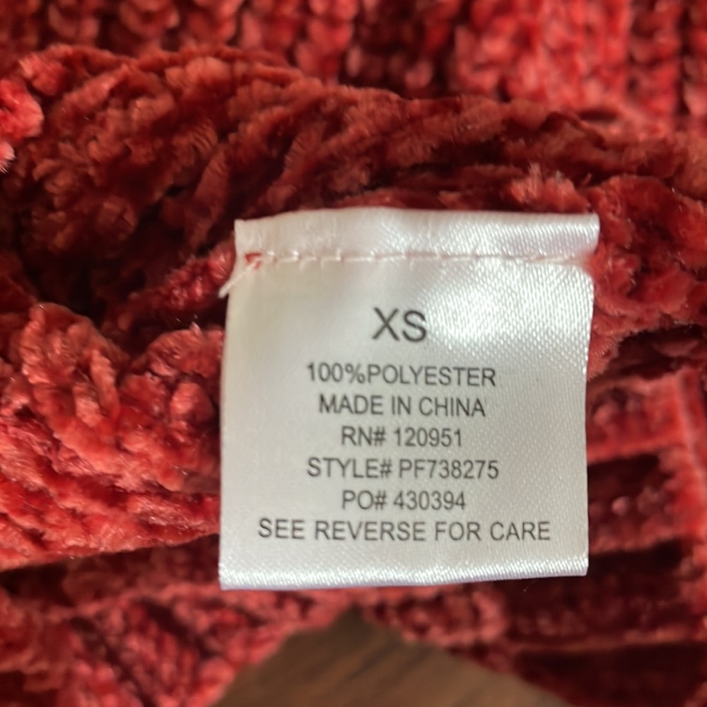 XS Cowl Neck Sweater - Picture 6 of 6